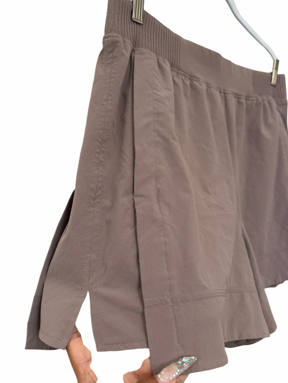 Lululemon Stretch Woven Relaxed-Fit High-Rise 4" Shorts Taupetastic Size XL - Picture 3 of 12